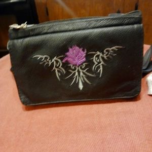 ORINGAL SMALL RIDING CLUTCH OR SHOULDER BAG,REAL LEATHER